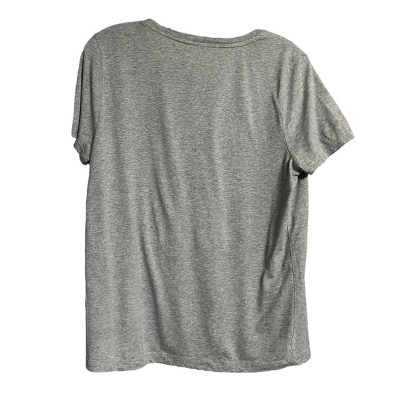 Tommy Hilfiger Heather Grey Heart Short Sleeve T Shirt Sz L - Picture 2 of 9